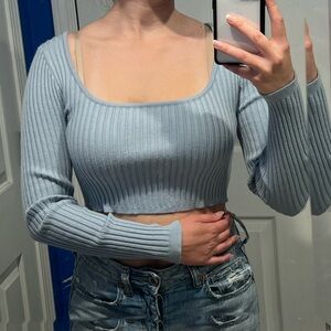 Bundle: 3 cropped long sleeves. Altar'd State, Wild Fable, Athleta